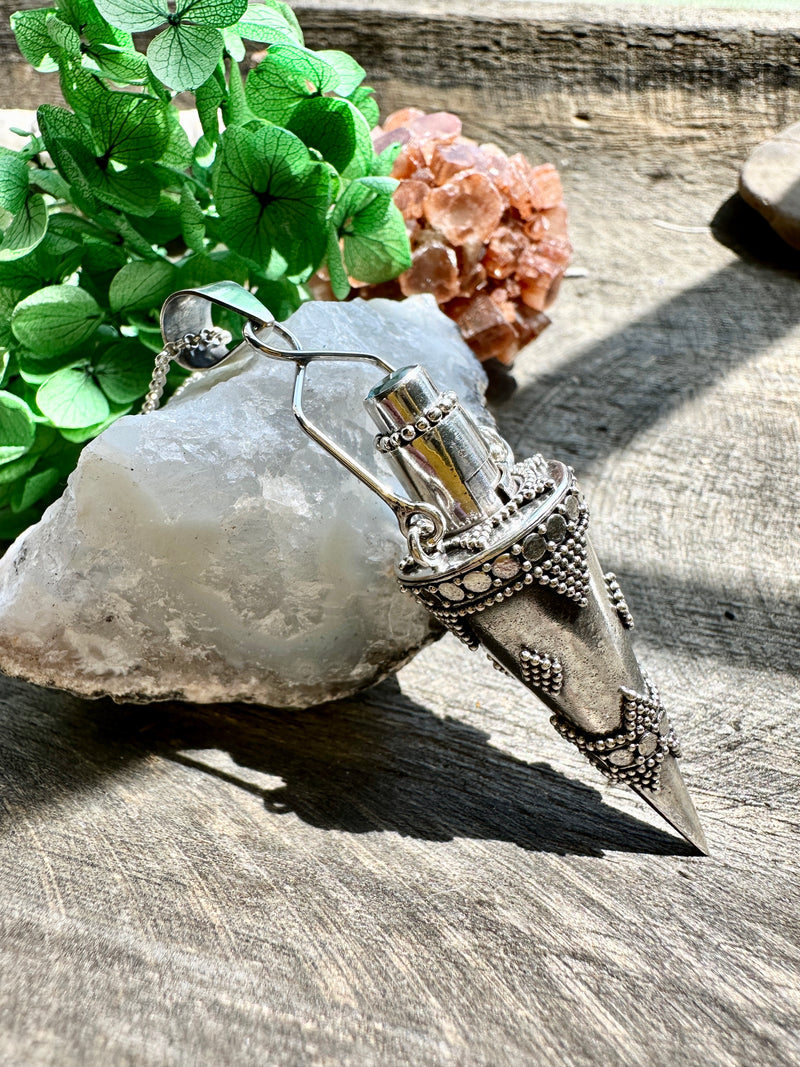 Mystic Vial Pendulum Necklace