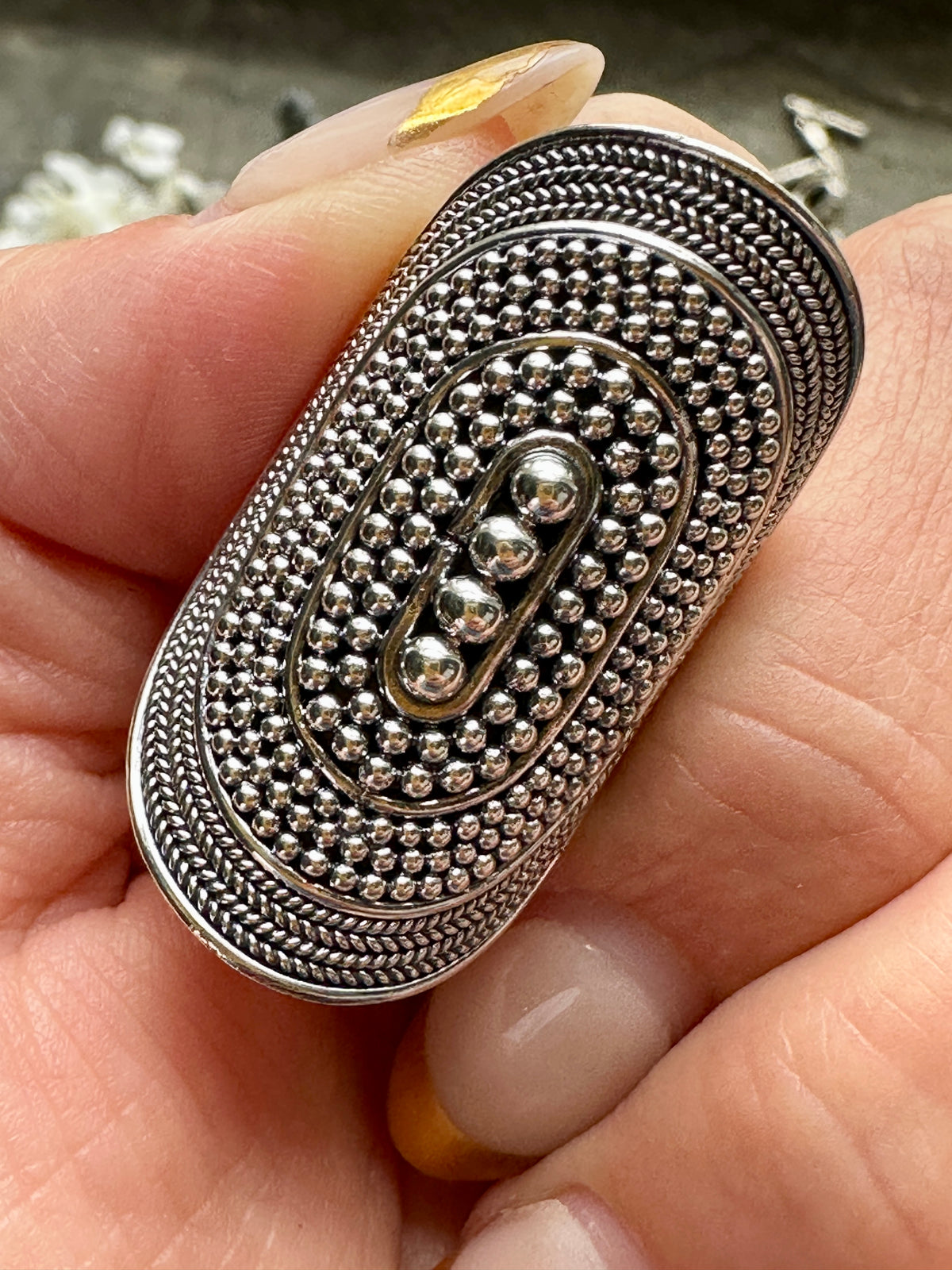 Exquisite Beaded Wrap Ring: Handcrafted 925 Solid Silver Statement Piece for Unparalleled Style and Elegance - Perfect for Any Occasion!