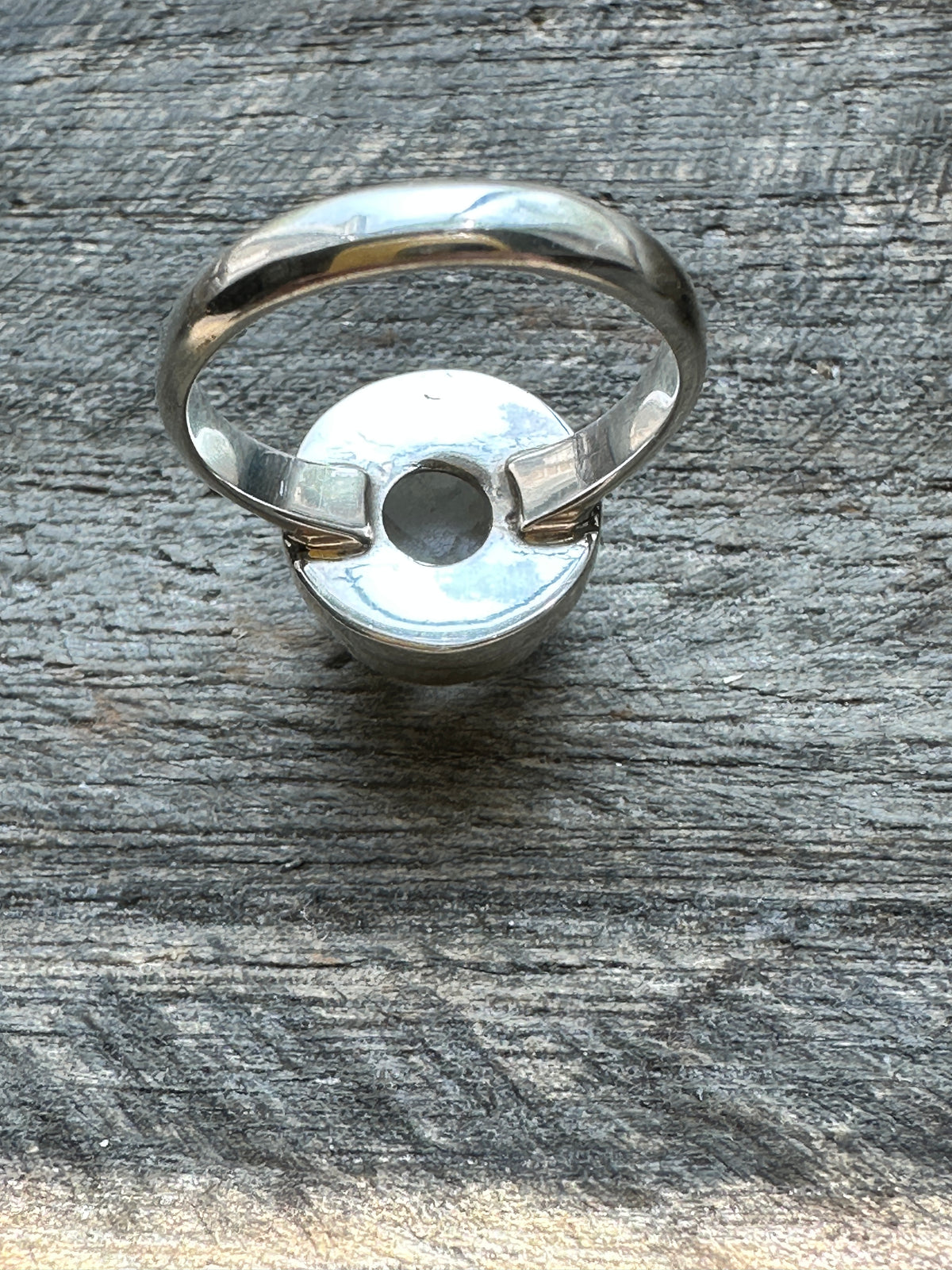 Mystic Moonbeam: Handcrafted Full Moon Moonstone Ring in Solid 925 Silver