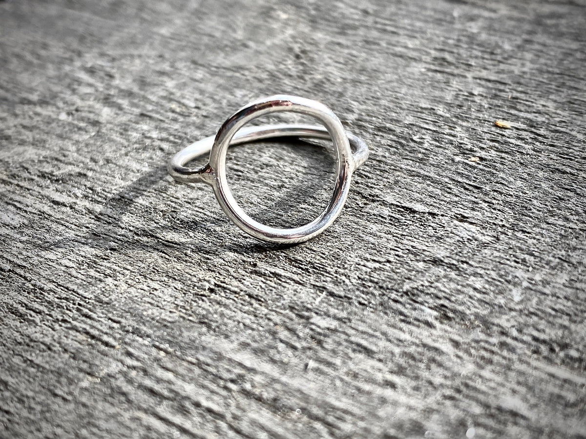 Circle Geometric 925 Silver Handmade Ring - Healing Meditation