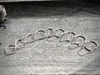 Silver Rings  Geometric  Hexagon   Sterling Silver Handmade Jewelry