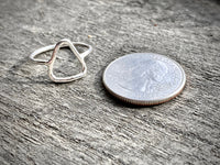 Silver Rings  Geometric  Triangle  Sterling Silver Handmade Jewelry