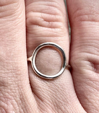 Circle Geometric 925 Silver Handmade Ring - Healing Meditation
