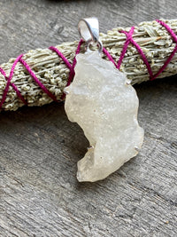 Rare Libyan Desert Glass Stone 925 Silver Handmade Pendant - Crystal Healing Meditation