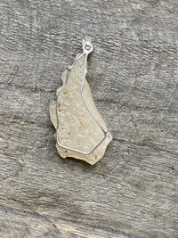 Rare Libyan Desert Glass Stone 925 Silver Handmade Pendant - Crystal Healing Meditation