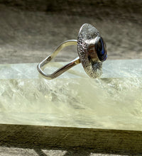 Abalone 925 Silver Handmade Ring Size 8 - Crystal Healing Meditation