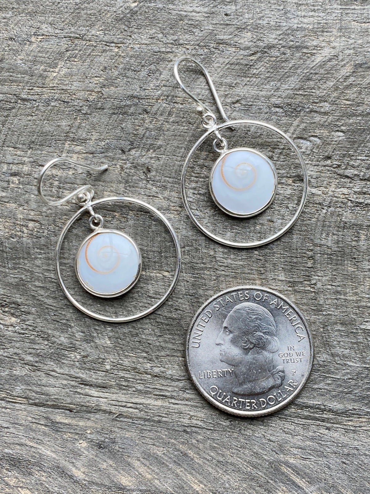Shiva Eye 925 Sterling Silver Handmade Earrings Jewelry - Crystal Healing, Meditation