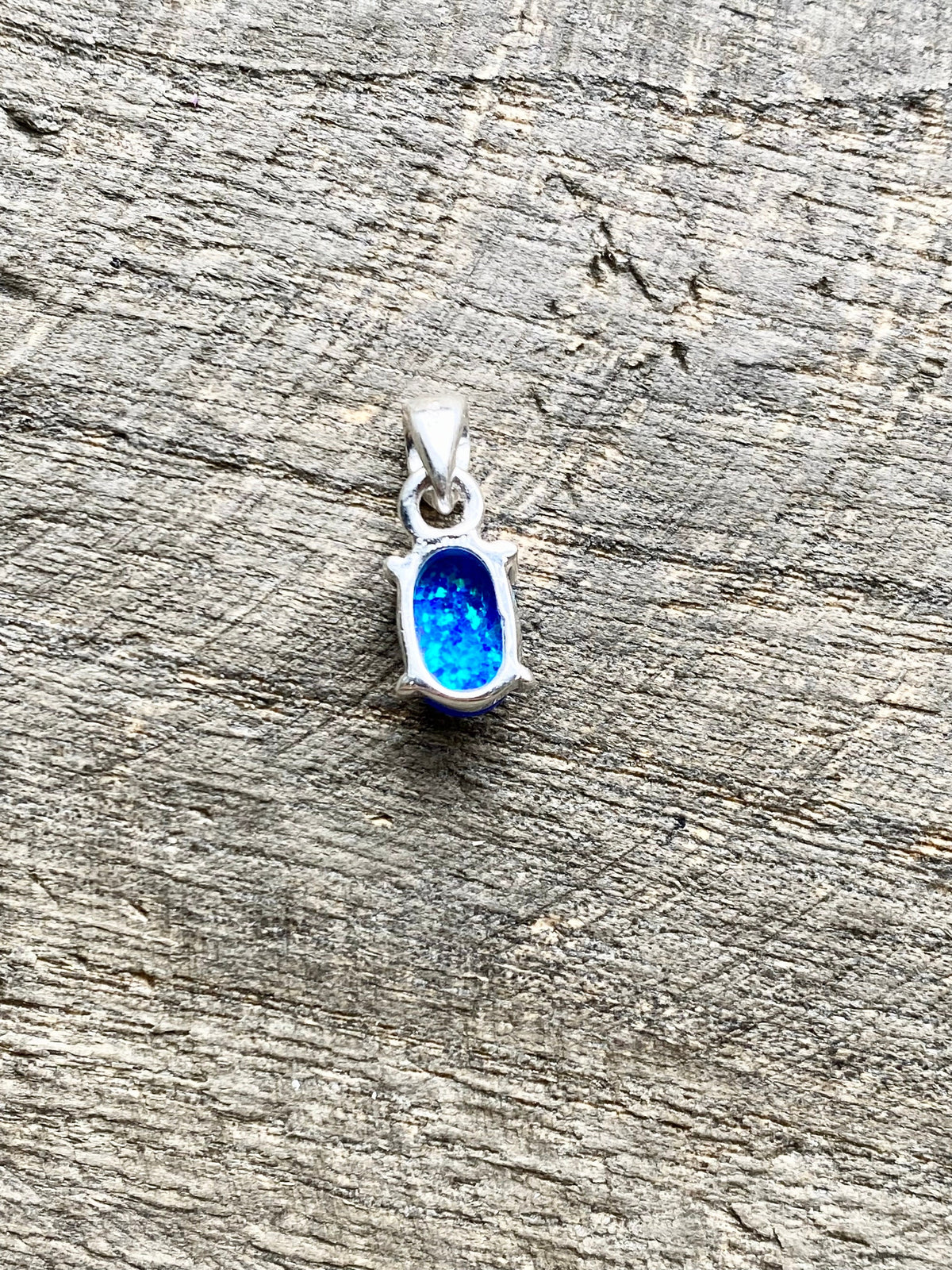Fire Opal 925 Silver Handmade Pendant - Crystal Healing Meditation