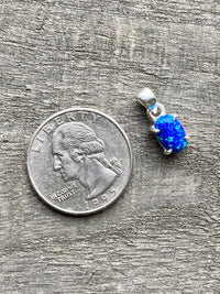 Fire Opal 925 Silver Handmade Pendant - Crystal Healing Meditation