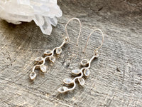 High Vibrational! Herkimer Diamond 925 Silver Handmade Earrings - Crystal Healing Meditation