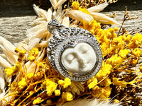 Adorned Luna Goddess 925 Silver Pendant