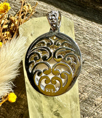 Adorned Luna Goddess 925 Silver Pendant