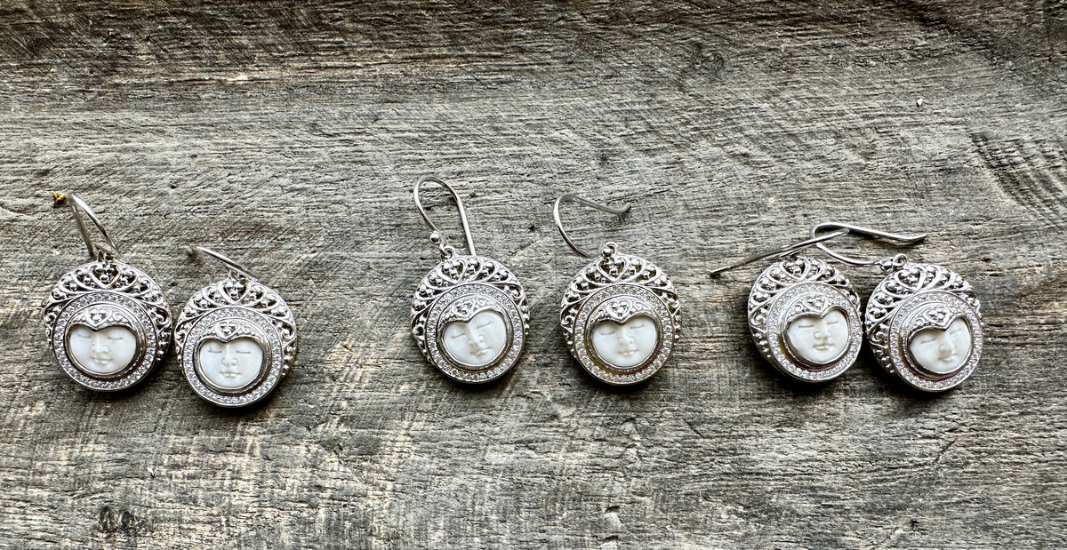 Adorned Luna Goddess Earrings