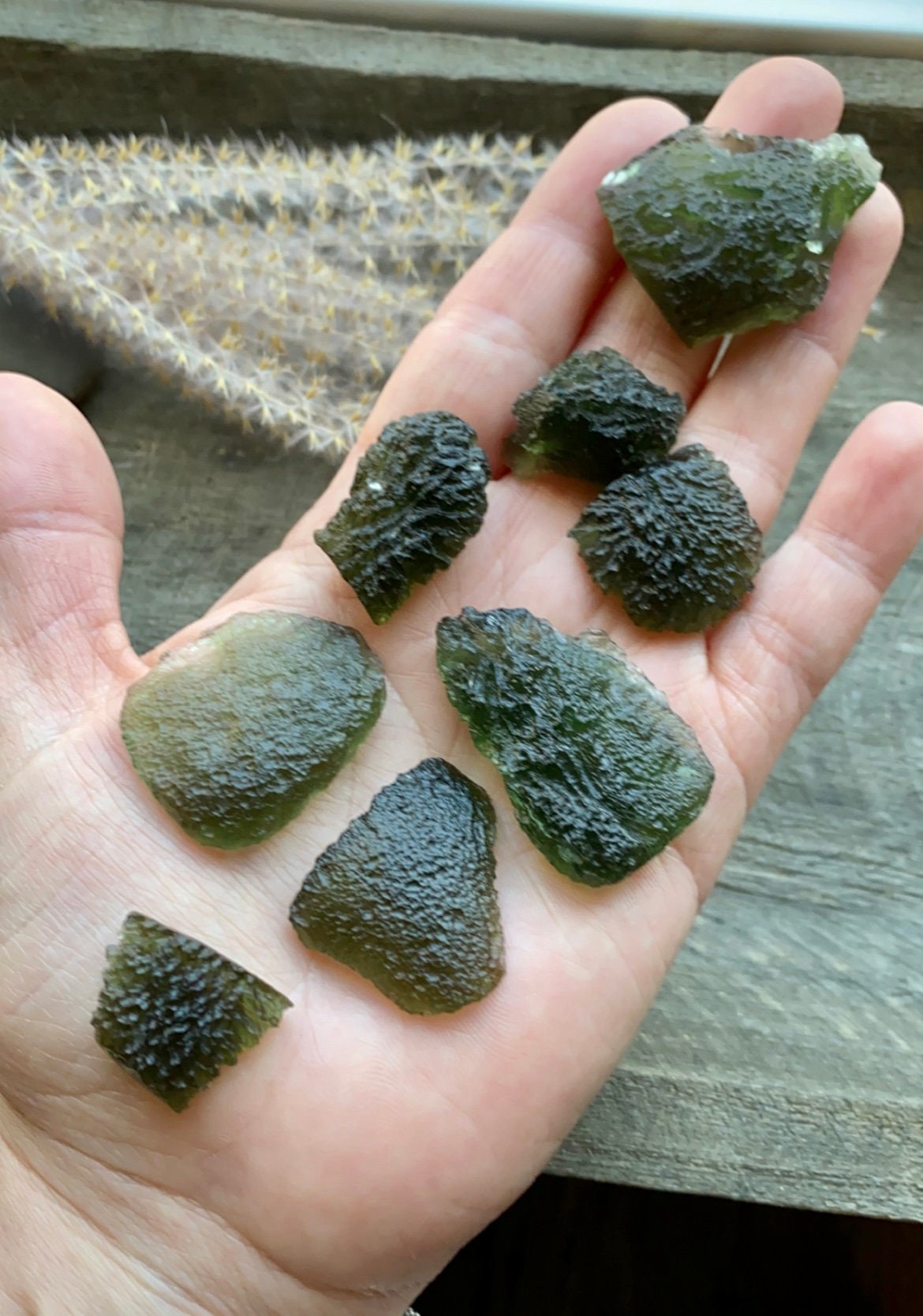 High Vibrational! AA Quality Genuine Czech Moldavite 5.60 gram Tektite - Crystal Healing Meditation
