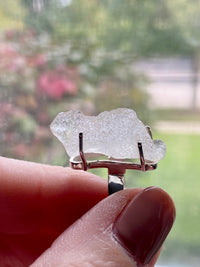 Rare Libyan Desert Glass 925 Silver Handmade Rings- Crystal Healing Meditation